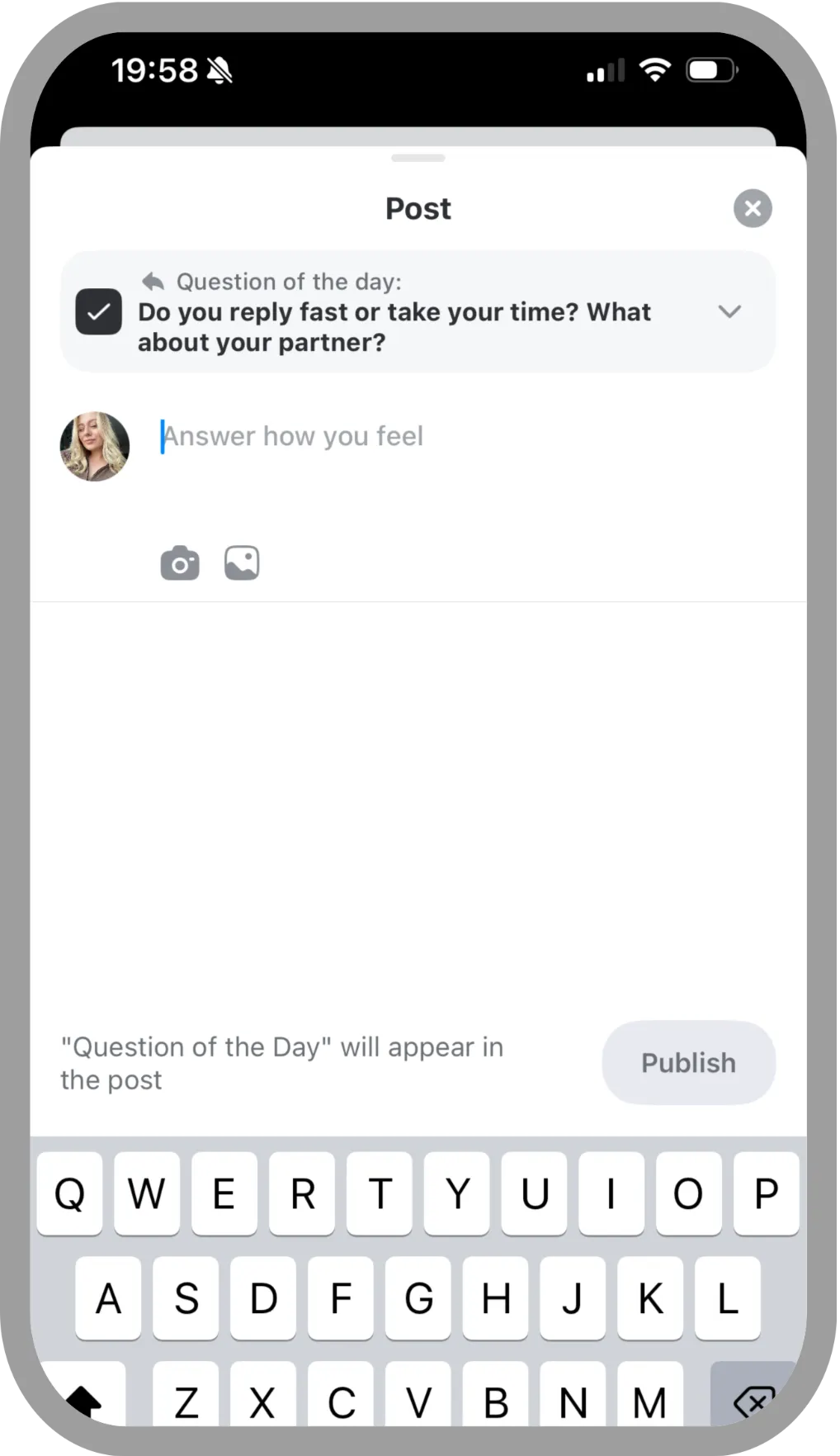 Share stories from your life - OURS mobile app